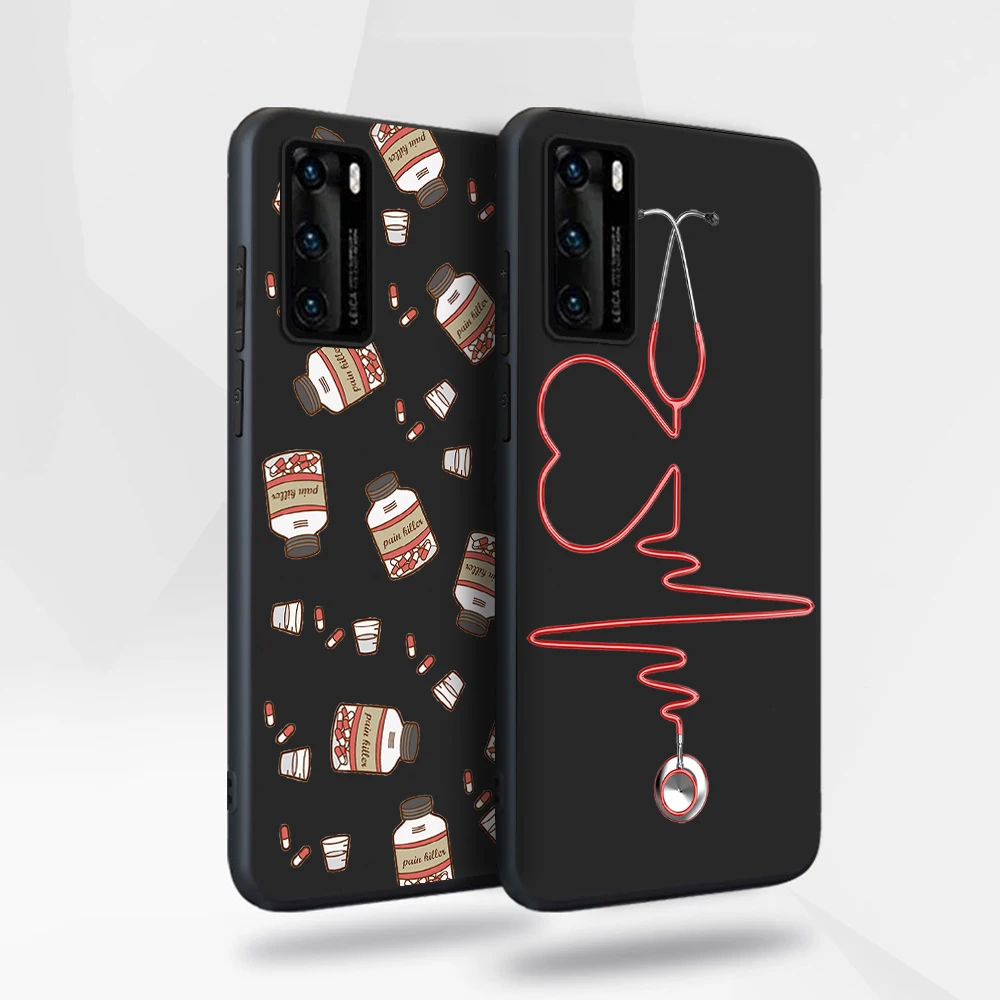 

Doctor Dentist Case for Huawei P40 P30 P20 Honor 30 20 10 30S Mate 40 30 20 Lite Pro P Smart Plus 2019 Soft TPU Phone Back Funda