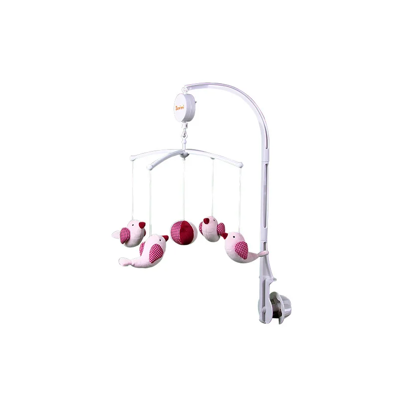 Детские мобильные погремушки на кроватку держатель для игрушек вращающийся