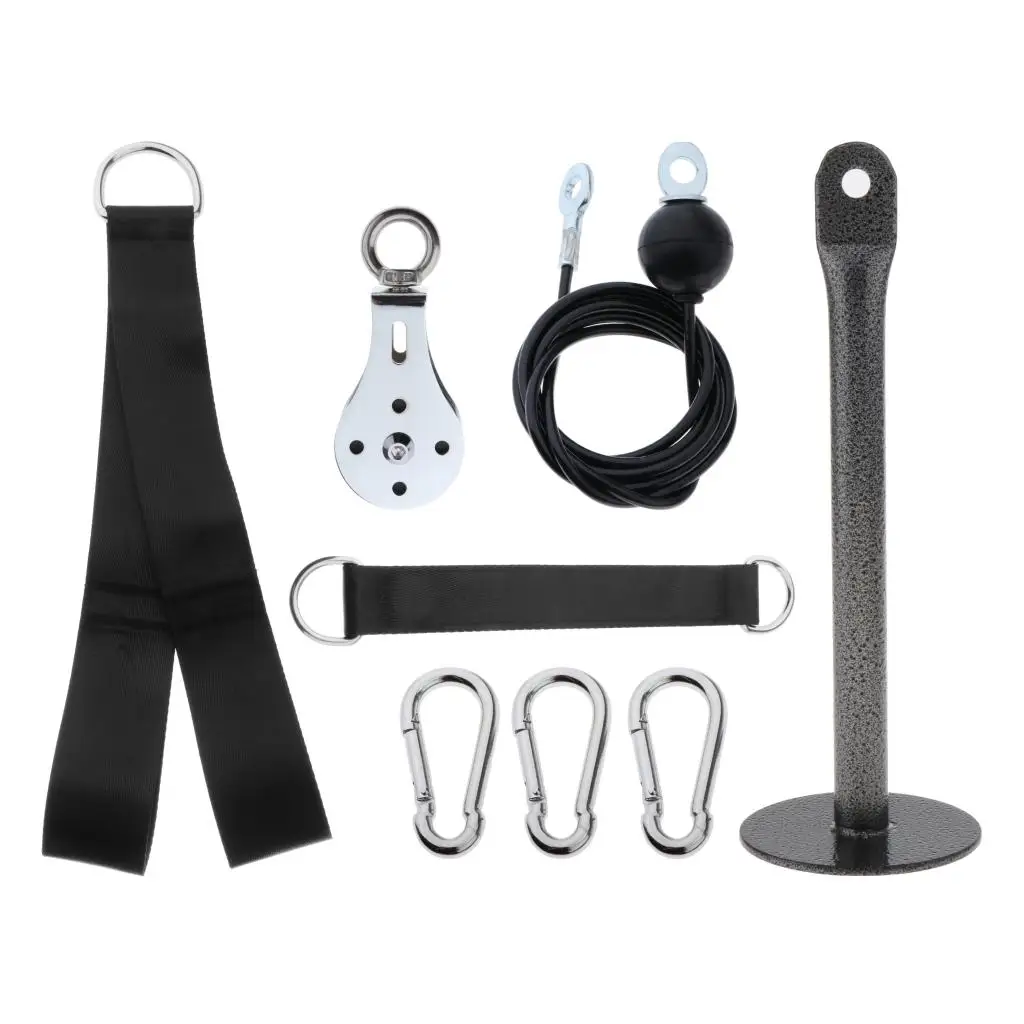 

Fitness Pulley Cable Machine Triceps Pull Down Strap Strength Trainer Fittings