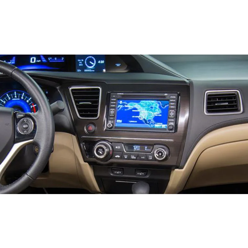 YESSUN 2din для Honda Civic Saloon 2013 ~ 2017 Android автомобильная навигация GPS HD сенсорный экран