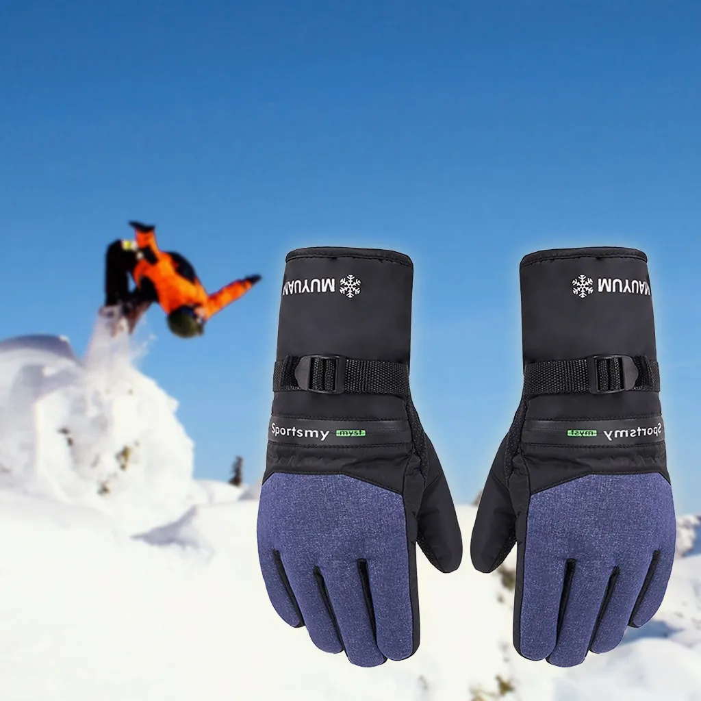 Мотоциклетные Перчатки мужские 100% водонепроницаемые ветрозащитные зимние мото