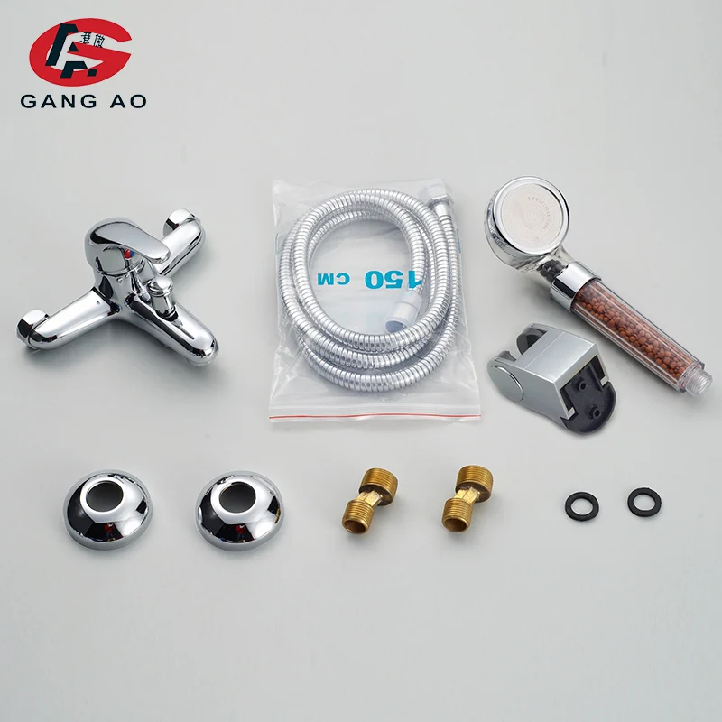 Кран для ванной кран комнаты душа настенный водопада смеситель набор