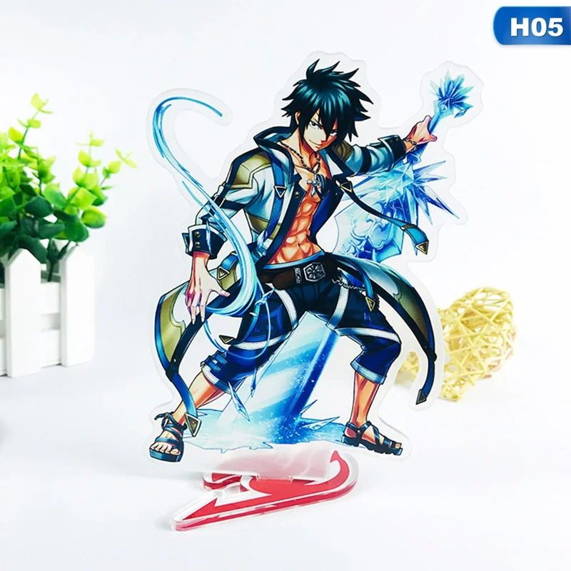 

Kawaii Anime Fairy Tail Acrylic Stand Figure Model Double Side Printed Action Anime Figures Model Plate Holder Desk Decor Gifts