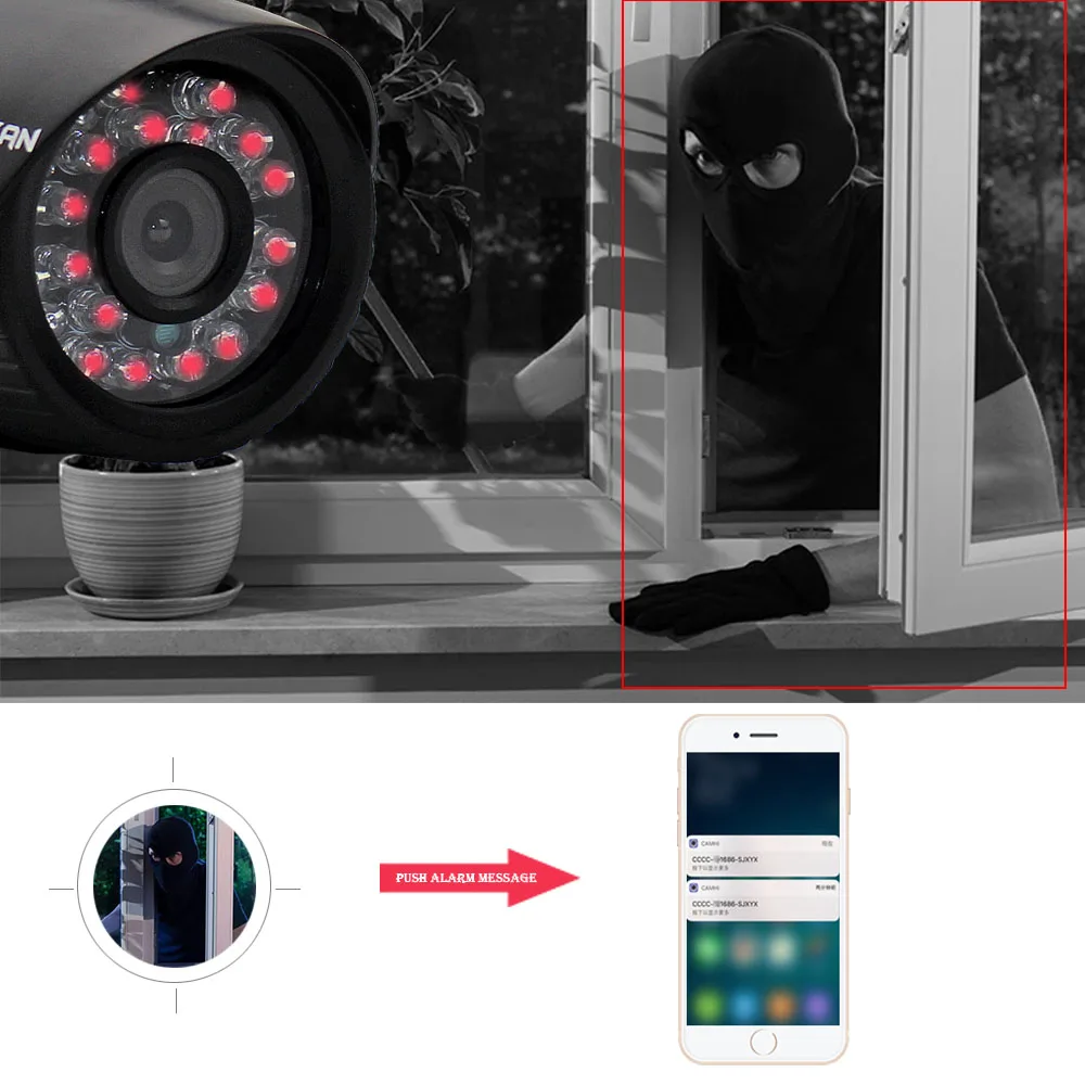 Wifi ip-камера 720P 1080P 5MP Беспроводная tf-карта, ip-камера безопасности, наружная камера Bullet CamHi Keye P2P Onvif для видеонаблюдения, домашняя камера безопасности