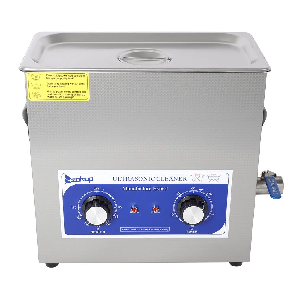 

[US-W]ZOKOP 360HT / 180W / 6L / 40kHz / 110V / 60Hz / American Plug / Stainless Steel / 190823311