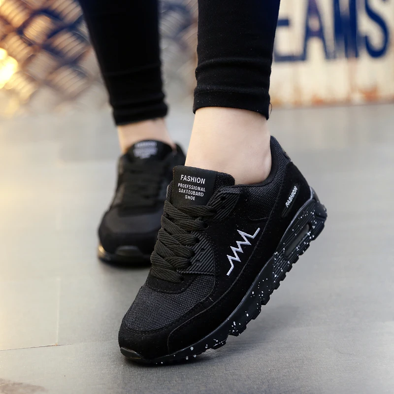 

2020 Men Shoes Lace-up Women Casual Shoes Fashion Couple Sneakers Breathable Sports Running Shoe Mesh Air Cushion Tenis Footwear