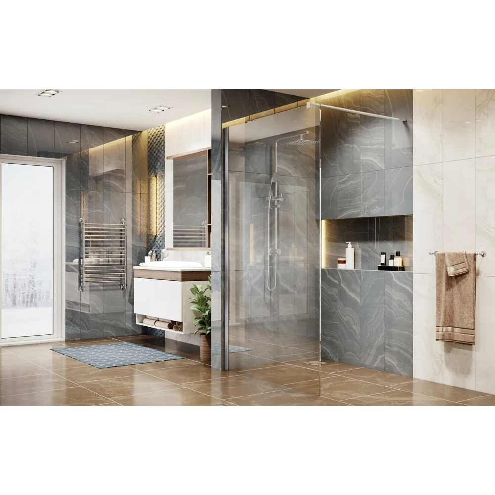 Душевой уголок Ambassador Waik-in 120 | Строительство и ремонт