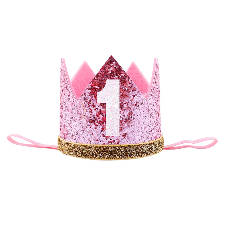 Милая детская шапка на день рождения для мальчиков и девочек принцесса корона с