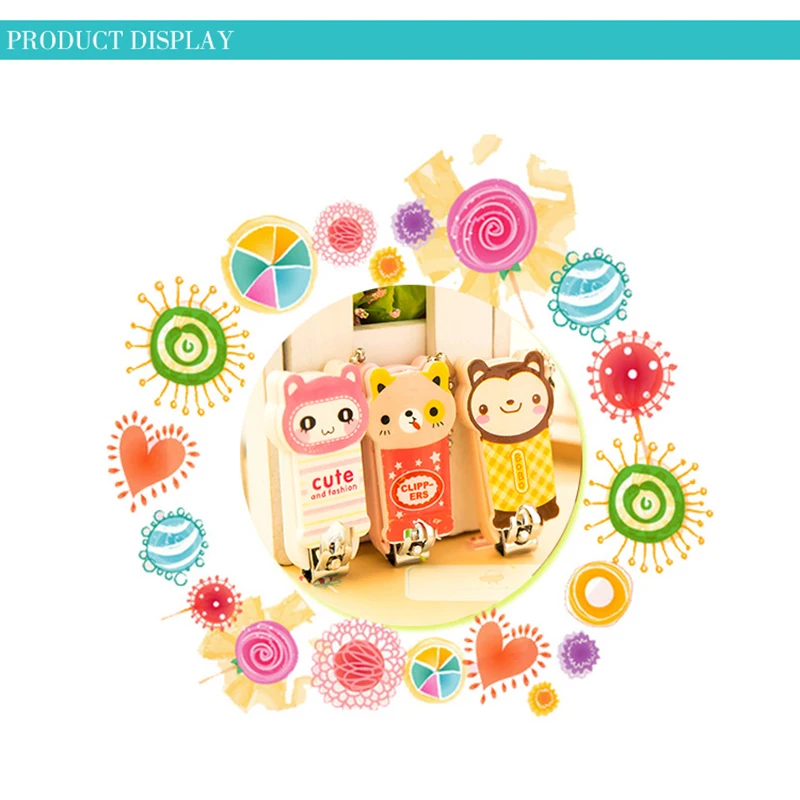 2019 New Cute Home Used for Adults and Children Cartoon Nail Clipper Cutter Professional Manicure Trimmer Tools | Красота и здоровье