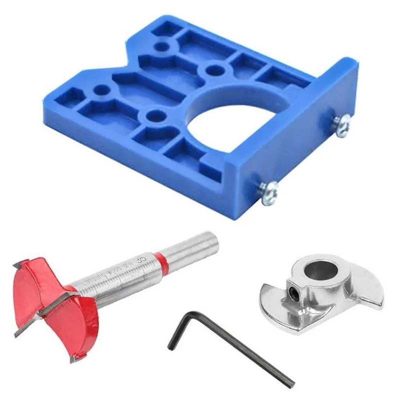 Недорогая распродажа 35 мм скрытый шарнир набор инструментов для деревообработки