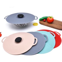silicone frying pan lid 242732cm wok pan lids cover food fresh wrap bowl pot lid cooking kitchen tools
