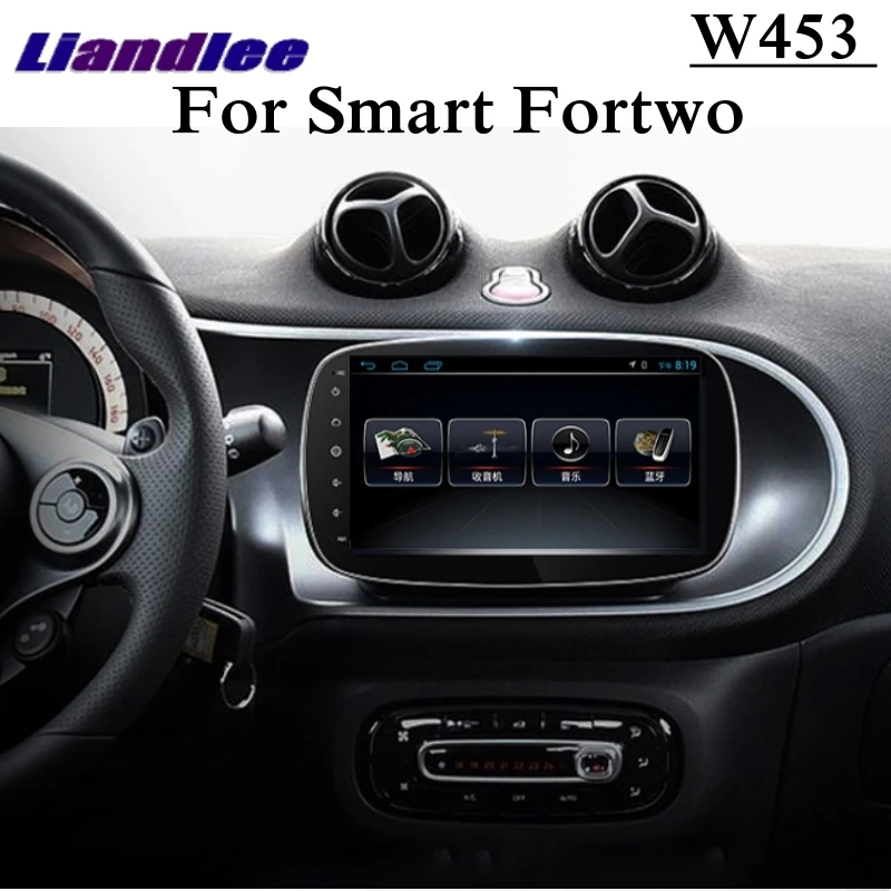 Автомобильный мультимедийный плеер NAVI+ CarPlay для Mercedes Benz для Smart Fortwo W453~ Радио Стерео gps навигация