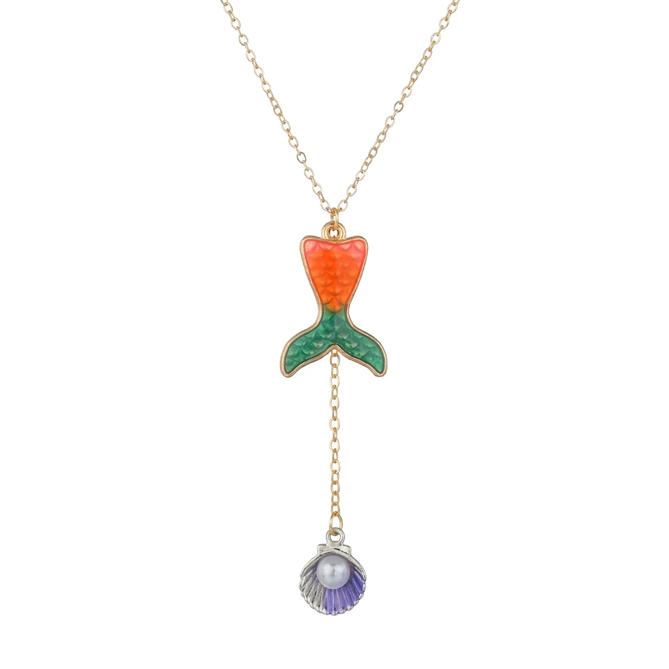 Цепочка с подвеской в виде ракушек для женщин модное ожерелье стиле бохо