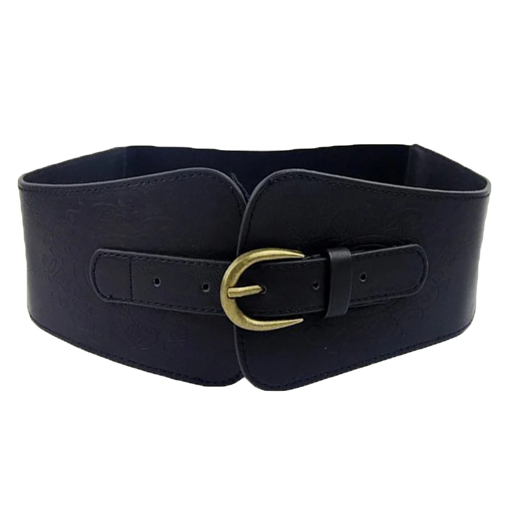 Женский винтажный корсетный пояс с широкой эластичной растяжкой и золотой металлической пряжкой с тотемным принтом NEW BLTLL0019.