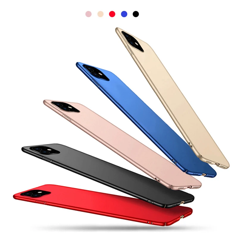 Для iPhone 11 Pro Max жесткий чехол для телефона из поликарбоната бампер ультра тонкий