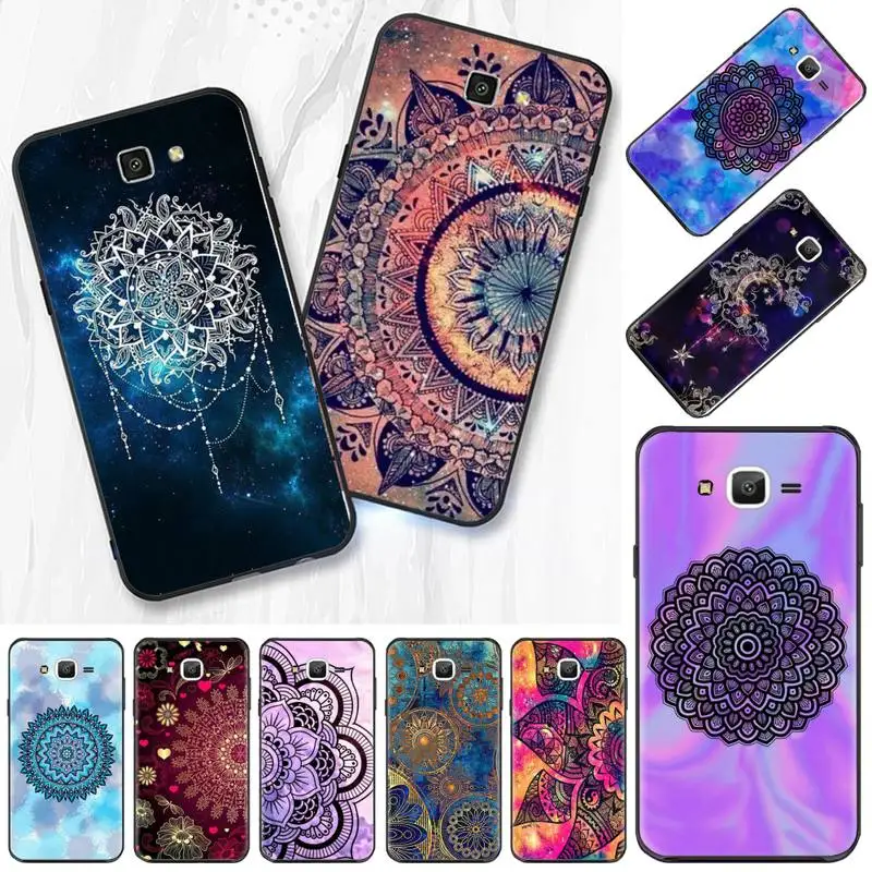 

Mandala flower Cove Phone Case For Samsung Galaxy J2 J4 J5 J6 J7 J8 2016 2017 2018 Prime Pro plus Neo duo