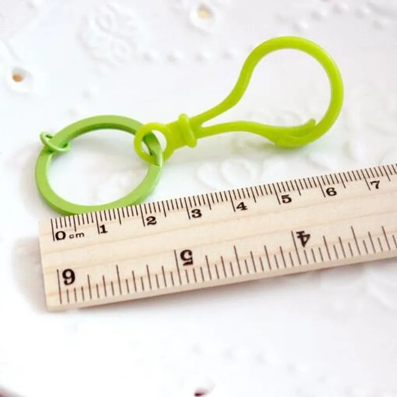 2 шт Пластиковые лампы формы Омаров застежки сумка кошелек брелок Крюк зажим DIY