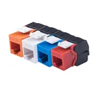 Сетевые модули Keystone jack, цветные Разъемы Ethernet RJ45 CAT 5e, 1000 Мбитс, 4 цвета на выбор