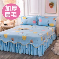 bed skirt single piece pure brushed sheets simple bed cover bedspread simmons bed cover no pillowcase