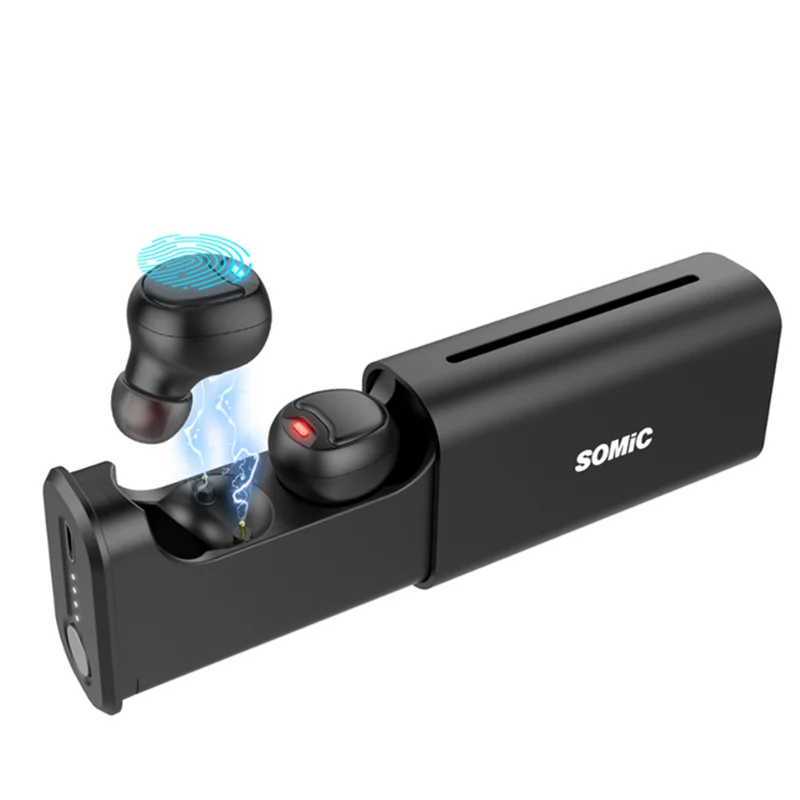 SOMiC W20 мини TWS наушники беспроводные Bluetooth 5 0 водонепроницаемые спортивные с