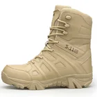 2020 размеры 47 в стиле милитари; Модные кожаные удобные армейские на открытом воздухе Альпинизм adventure для участников тактических операций мужские туфли