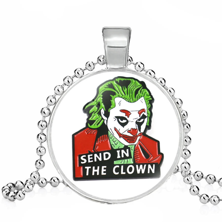 Фильм ужасов Стивен Кинг это ожерелье s Джокер клоун Pennywise кулон фигурка Хэллоуин