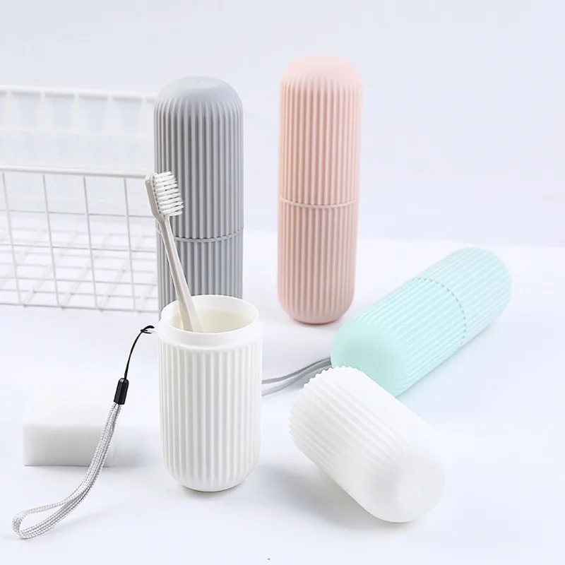 

Travel Portable Toothbrush Toothpaste Holder Storage Case Box Organizer Household Storage Cup Outdoor Holder Bathroom Accessorie