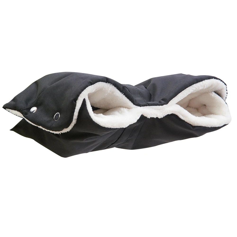 

2pcs Pushchair Warm Hand Cover Gloves Waterproof Fleece Pram Accessories Antifreeze Thicken Handrail Cover Gloves