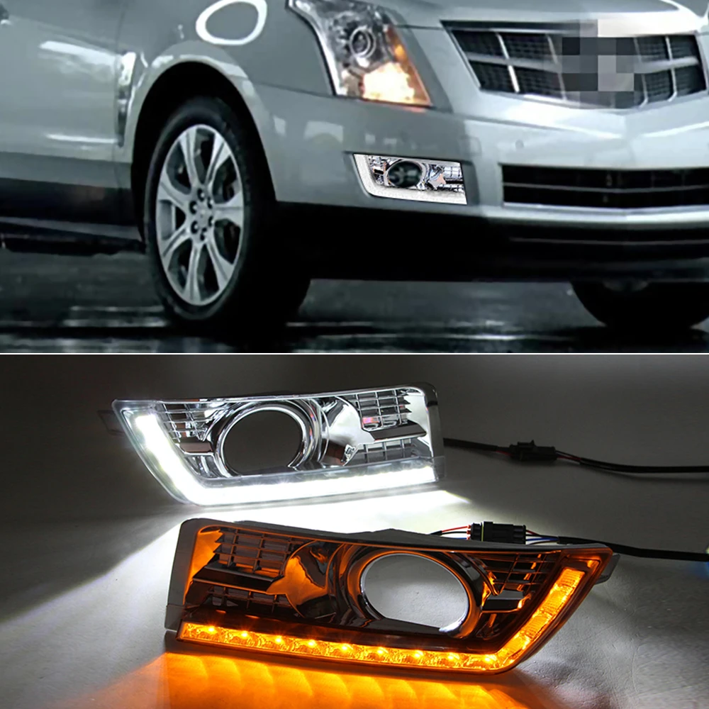 Автомобильная проблесковая для Cadillac SPX 2016 2015 2014 2013 2012 светодиодный DRL Дневной