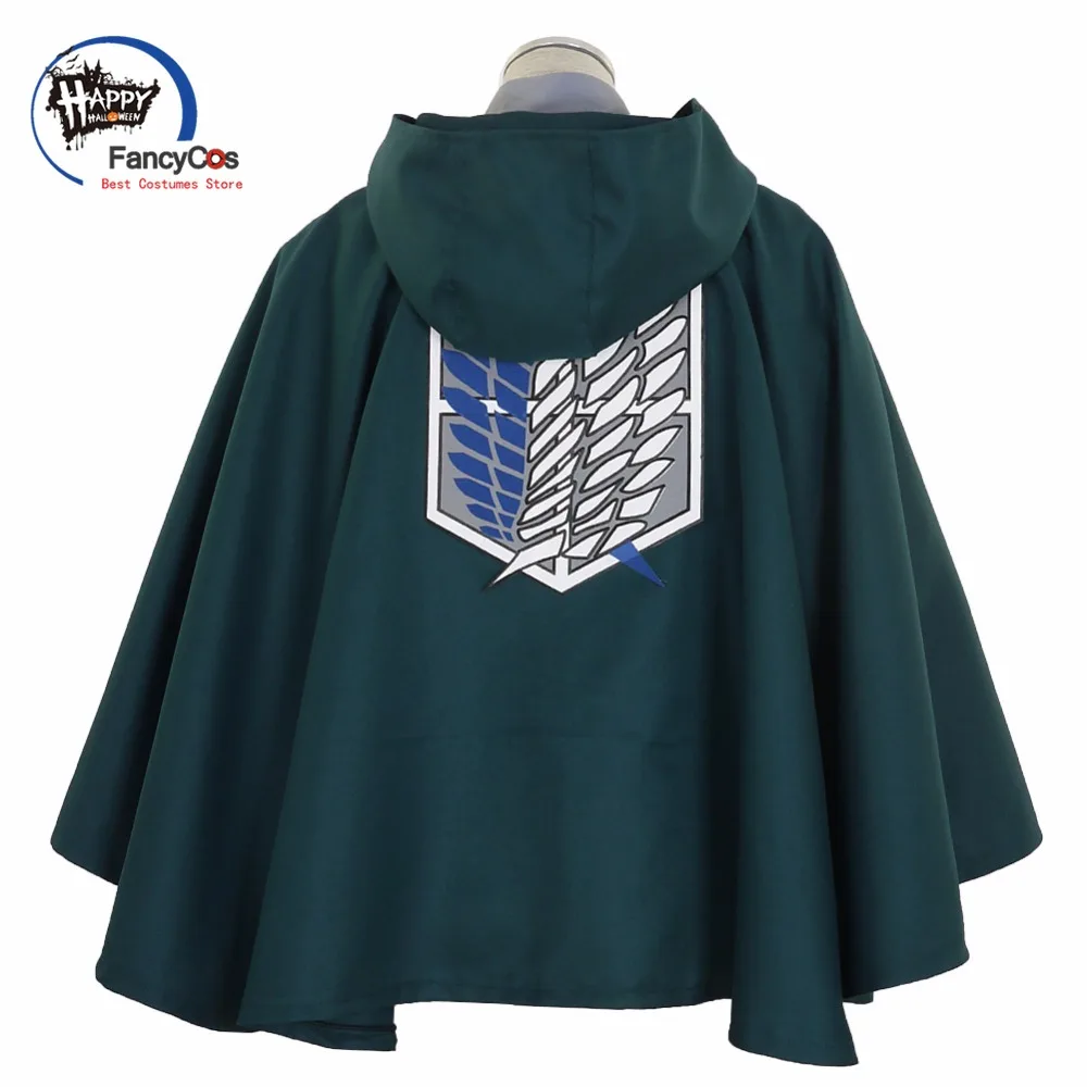 Костюм для косплея из аниме Атака Титанов голубая накидка телесериала |
