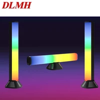 dlmh rgb lighting effect symphony background music atmosphere lamp decoration for home bar ktv hotel 2 pack
