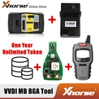 Xhorse V5.1.5 программатор VVDI MB Tool для Benz Key программатор получить 1 год неограниченный Токен + мини ключ инструмент + Xhorse БЕСКЛЮЧЕВОЙ Go PCB + ELV симулятор