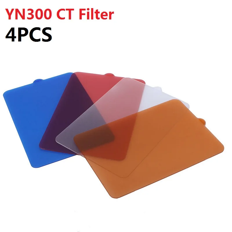 YN300 CT фильтр (синий красный белый оранжевый) для Yongnuo II YN300II YN300III YN 300 III камера фото