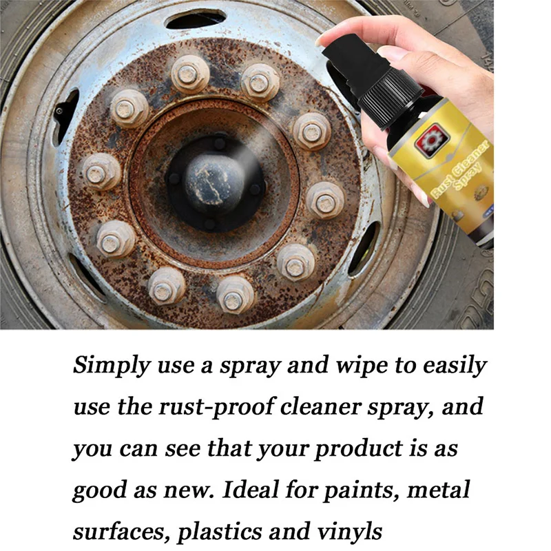 

Rust Cleaner Spray Derusting Spray Car Maintenance Cleaning 30g Portable YE-Hot