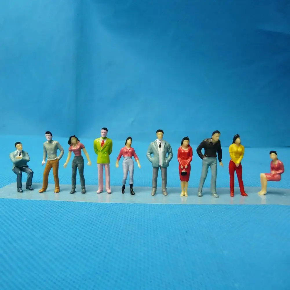 100 шт 1:75/1:100/1:150 смешанные Миниатюрная модель ПЕСКА DIY постоянного люди Фигурки