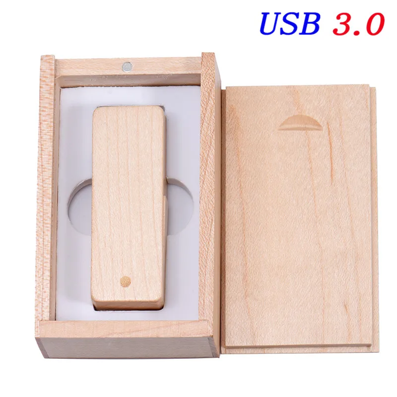 Maple with box JASTER Горячая KIA crystal+ металл USB флэш накопитель флешки 4 ГБ 8 16 32 64 128 Внешняя память stick u диск - Цвет: Maple with box