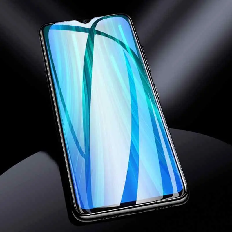 9H полное покрытие из закаленного стекла для Xiaomi Redmi Note 8 Pro 8Pro Защитная пленка