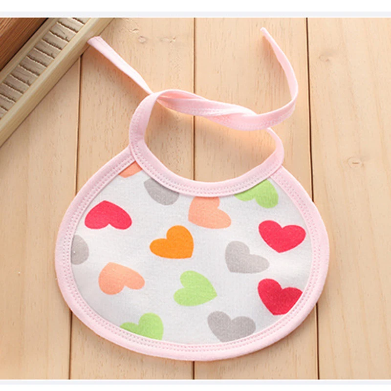 

10Pcs Baby Drool Bibs Cotton Gauze Cartoon Bath Towel Kids Newborn Wash Face Baby Bathing Feeding Bib B6P7