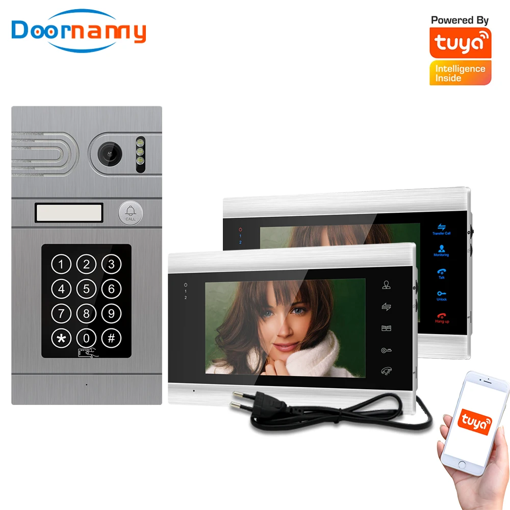 Doornanny отклонения в размерах на 1 2 дверной звонок Домашний домофон Беспроводной Wi