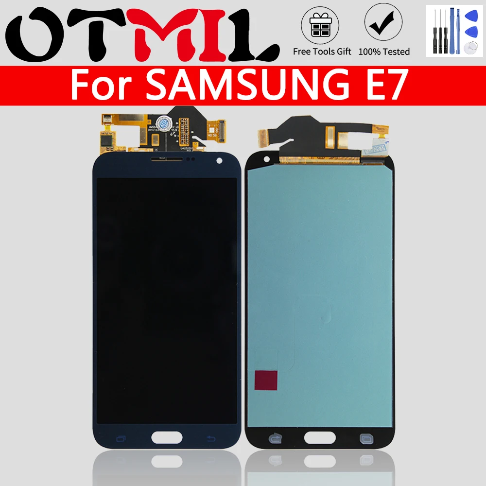 ЖК дисплей 5 дюймов Super Amoled E700 для Samsung Galaxy E7 сенсорный экран с дигитайзером
