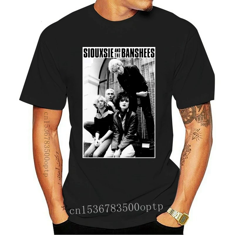 

Новая футболка SIOUXSIE and THE BANSHEES Siouxsie, рубашка в стиле панк-рок, стиль панк, Lizzie Banshees Готическая рубашка