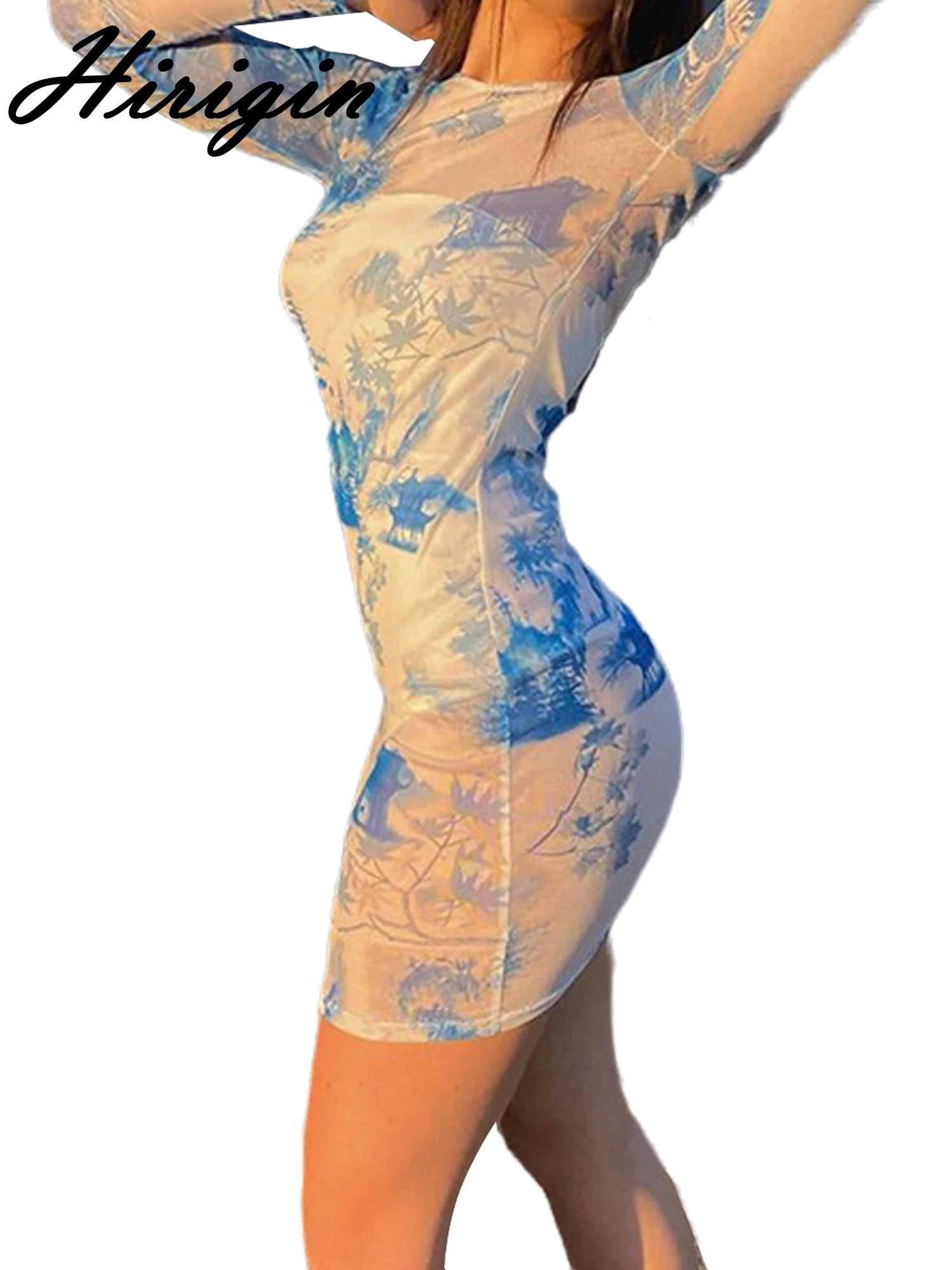 Модное женское платье сексуальное Повседневное с коротким рукавом Сетчатое