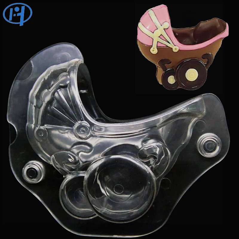 Новая 3D-форма для детской коляски шоколадная форма конфеты Сахарная паста