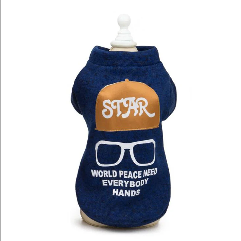 Одежда для собак Новое поступление осень зима худи домашних Мода Вязание два