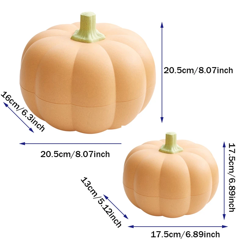 Бытовая двухслойная Тыква блюдо для фруктов и конфет Plate креативная гостиная