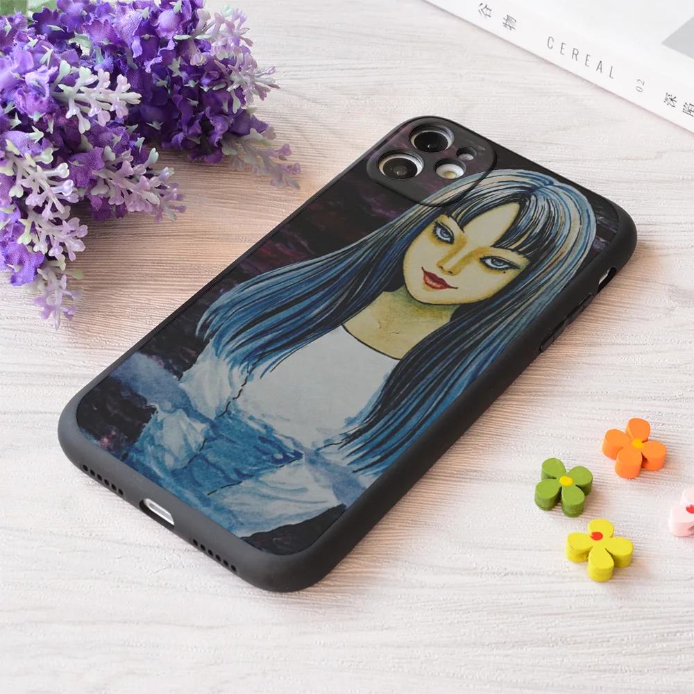 

For iPhone Tomie By Junji Ito Print Soft Matt Apple Case