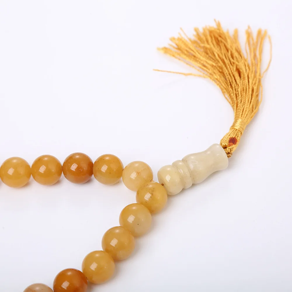 Мусульманские молитвенные четки из бусин исламские кисточки Tasbih кулон 33 бусины