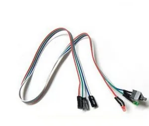 10 шт./лот ПК настольный компьютер шасси переключатель кнопка сброса состояние