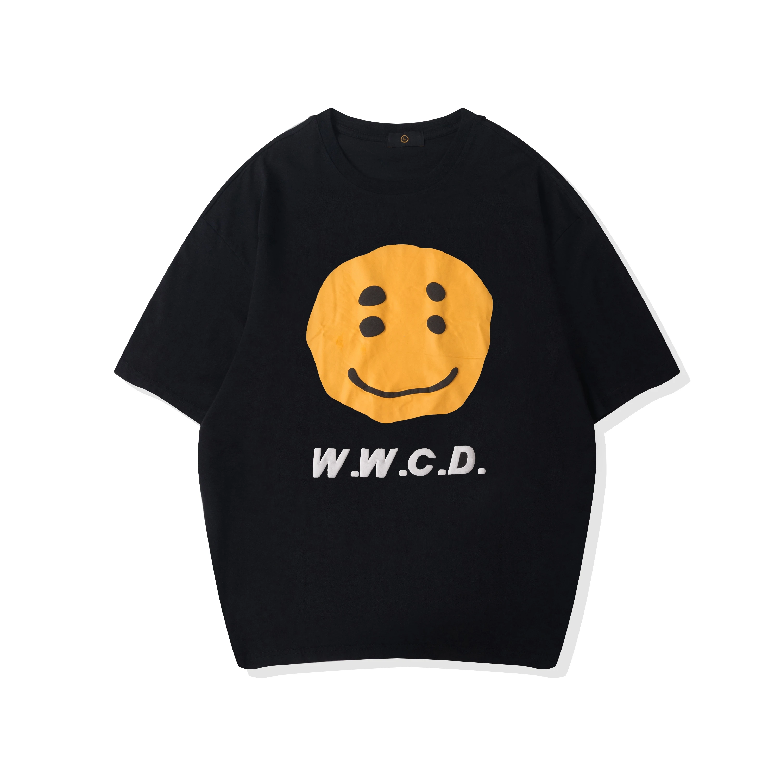 Kanye West футболка W.W.C.D. Футболка с принтом Фаррелл Вильямс смайликом летняя модная