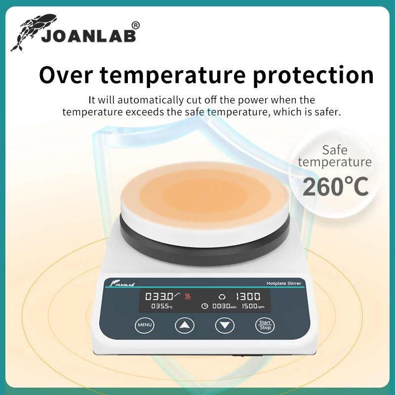 Магнитная мешалка Горячая тарелка лабораторная цифровой дисплей магнитный